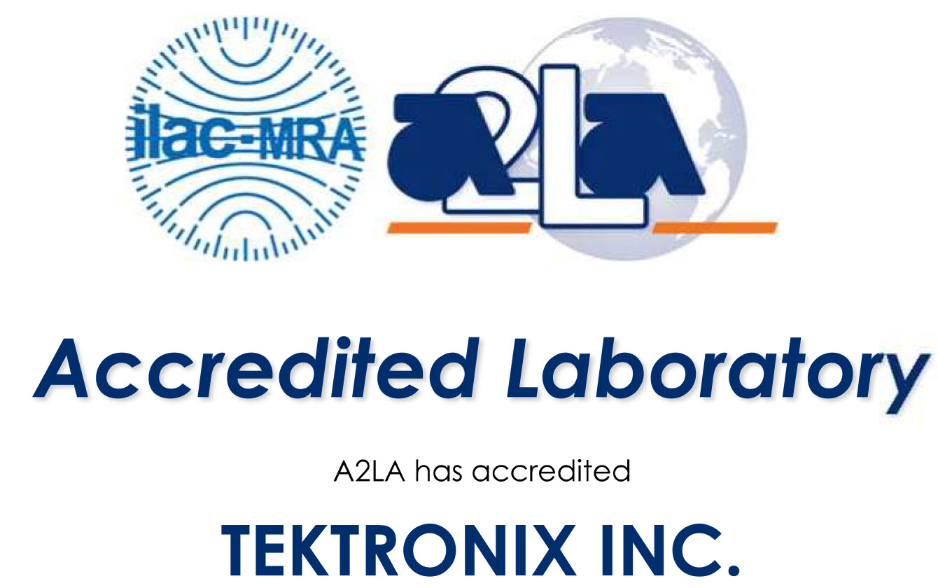 Tektronix Accredited Calibration Services